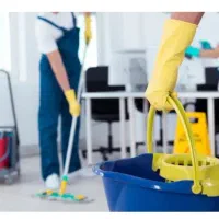 نظافت ساختمان و خدمات.خودم همراه همسرم هستم