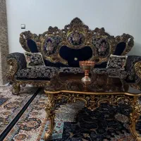 مبل سلطنتی 9نفره|مبلمان خانگی و میز عسلی|باقرشهر, |دیوار