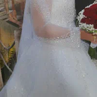 لباس عروس سنگدوزی  زیبا و شیک