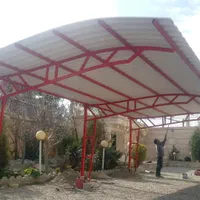 سایبان پارکینگی سقف شیبدار سایه بان|خدمات پیشه و مهارت|مشهد, حجاب (شهرک غرب)|دیوار