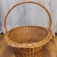سبد حصیری بزرگ