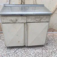 دو عدد کابینت آشپزخانه آهنی، تمیز و سالم|مصالح و تجهیزات ساختمان|شوش, |دیوار