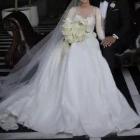 لباس عروس سایز ۳۶،۳۸ کامل نو|لباس|محمودآباد, |دیوار