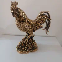 خروس برنجی برای دکوری کاملا تمیز
