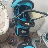 گهواره موزیکال.کالسکه.روروک.کریر.ماشین کهنه شویی|کالسکه و لوازم جانبی|زرقان, |دیوار