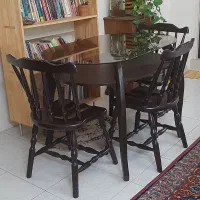 میز و صندلی نهارخوری چهار نفره لهستانی