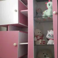 کمد سفید صورتی