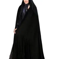 دوخت چادر و مقنعه ساده رنگی و مشکی