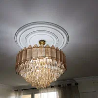 لوستر کریستالی|لوستر و چراغ آویز|ری, علایین|دیوار