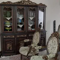 مبل استیل ۹ نفره با بوفه