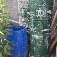 بشکه باداوم پلاستیکی و ماله سفیدکاری 950000|ظروف نگهدارنده، پلاستیکی، یک‌بارمصرف|ملکان, |دیوار