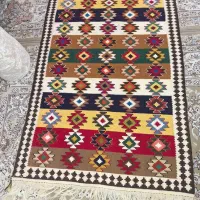گلیم برجسته و گلیم تبه تبه با نخ مرینوس
