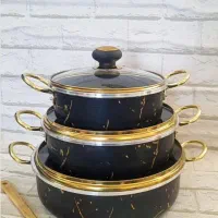 سرویس قابلمه نانو گرانیت ماربل|ظروف پخت‌وپز|تهران, تهرانپارس غربی|دیوار