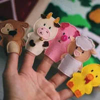 عروسک های بند انگشتی نمدی|اسباب‌‌بازی|کهریزک, |دیوار