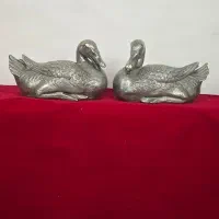 مجسمه برنز اردک برنزی جفت