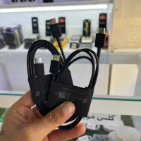 کابل دوسر تایپ سی پک مشکی|لوازم جانبی موبایل و تبلت|قم, زنبیل آباد|دیوار