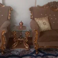 مبلمان کلاسیک ۷نفره|مبلمان خانگی و میز عسلی|اقبالیه, |دیوار