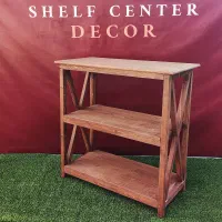 کافی بار کنسول سه طبقه پایه ضربدری