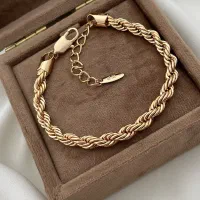 دستبند طنابی مارک ژوپینگ ابکاری طلا|بدلیجات|تهران, طیب|دیوار