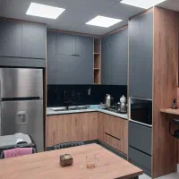 نجاری ،دکوراسیون چوبی ،کابینت هایگلس mdf نئوکلاسیک