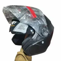 کلاه موتور سیکلت حرفه ای عینک دار