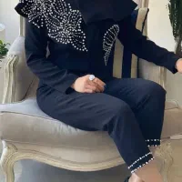 کراپ شلوار مجلسی جواهر دوزی شده|لباس|تهران, ازگل|دیوار