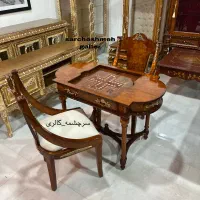 میز سه بازی شطرنج،تخته،منچ