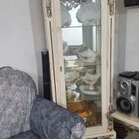 دوعدد بوفه ساعت ایستاده میز تلویزیون|بوفه، ویترین، کنسول|بوئین زهرا, |دیوار