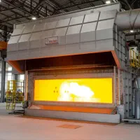 کوره بوته ای جکدار دوار ذوب آلومینیوم القایی رانی|ماشینآلات صنعتی|اصفهان, بوستان ناژوان|دیوار