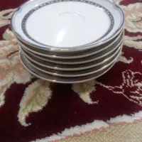 شش عدد بشقاب چینی پنیرخوری