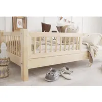 تخت خواب کودک و نوجوان تمام چوب باگارد خراطی کد T۲|تخت و سرویس خواب|تهران, بهاران|دیوار