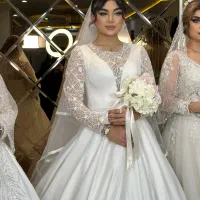 انواع لباس عروس ساتن