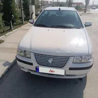 سمند دوگانه شرکتی سر گلگیر جلو سمت راست رنگ وابرنگ