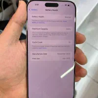 iPhone 15 Pro Max رجیستر شده باطری ۹۸در حد آک|موبایل|کرج, گوهردشت|دیوار
