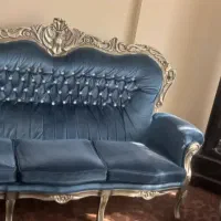 مبل استیل در حد نو ۷ نفره سالم|مبلمان خانگی و میز عسلی|شیراز, دلجو|دیوار