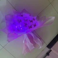باسلام دسته گل پروانه ای|گل مصنوعی|یاسوج, |دیوار
