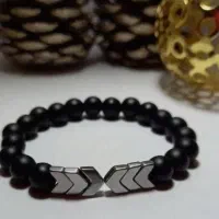 دستبندزبیاوبا کیفیت سنگ اونیکس عقیق وچشم ببر|جواهرات|میمند, |دیوار