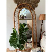 قاب آینه حصیری