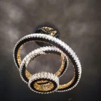 لوسترکلیپسی ۳۰ سانت کریستالی تابش فروز شرق|لوستر و چراغ آویز|مشهد, خین عرب|دیوار