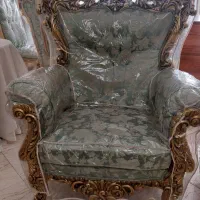 مبلمان استیل ۷نفره با ناهار خوری ۸نفره ۲میزبان|مبلمان خانگی و میز عسلی|تهران, هروی|دیوار