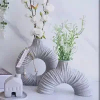 گلدان دوناتی سنگ مصنوعی