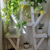 پایه گل پایه گلدان گلدون شلف