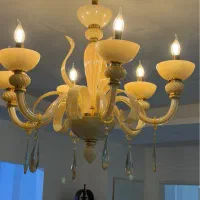 دو عدد لوستر نو ۶ شعله