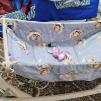 گهواره نو تمیز فقط بسته شده سوهان ناخن نوزاد