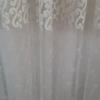 پرده حریر گلدوزی و پنل