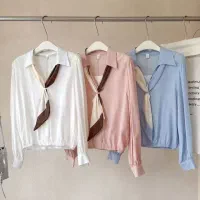 ست پینترستی پاستیلی شومیز شلوار دامن ترند وارداتی