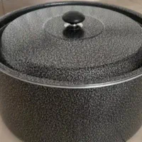 قابلمه بزرگ داخل تفلون وچکشی جنس محکم