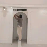 گچکاری  گچبری وقاب بندی  لکه گیری