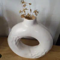 گلدون سرامیکی دونات