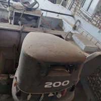 قایق موتوری یاماها 200|قایق و سایر وسایل نقلیه|گمیشان, |دیوار